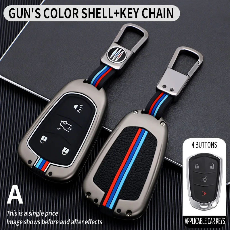 Custodia portachiavi per Auto in lega Shell per Cadillac ESV Escalade CTS XTS SRX ATS 2017 2018 2019 2022 CT5 XT5 XT6 accessori Auto - S529f86e6ac774441ad2a5f4c0283cc15o