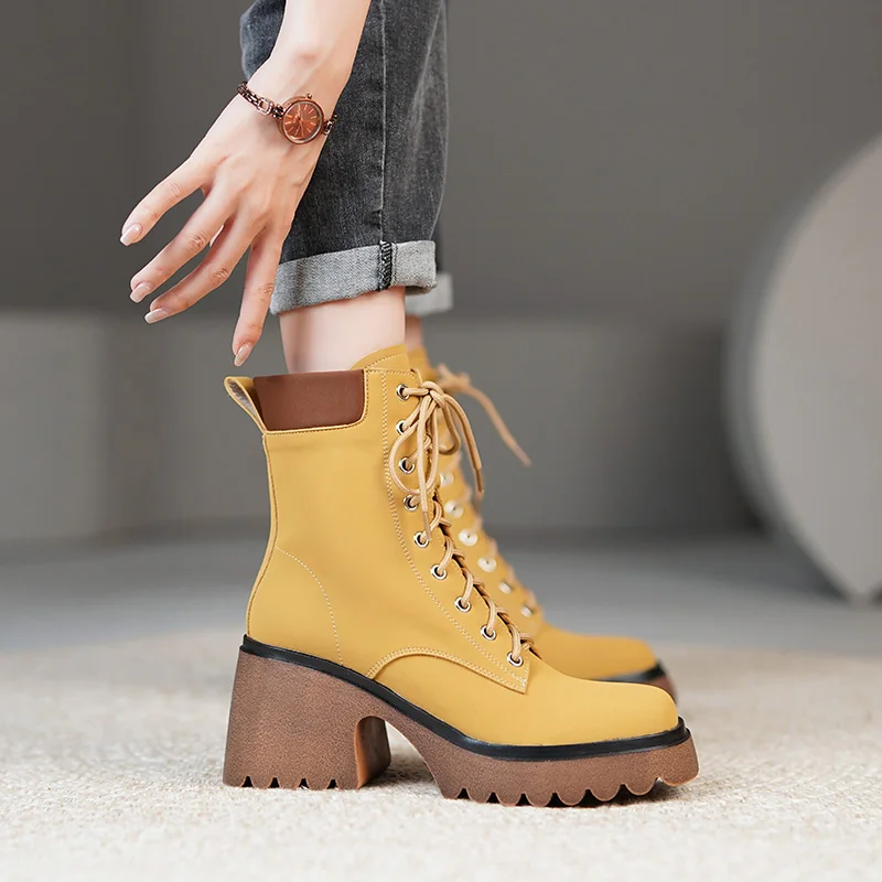 Ankle Green Cross Boots