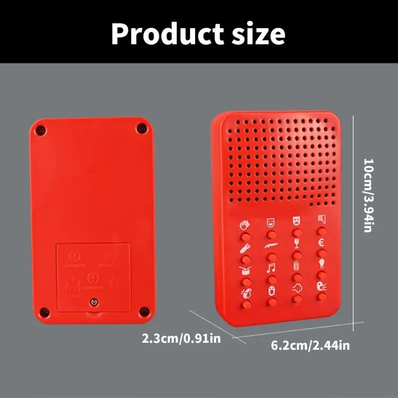 D0LA Handheld Prank Toy 16 Key Sound Toy Noise Maker for Holiday And Birthday Parties