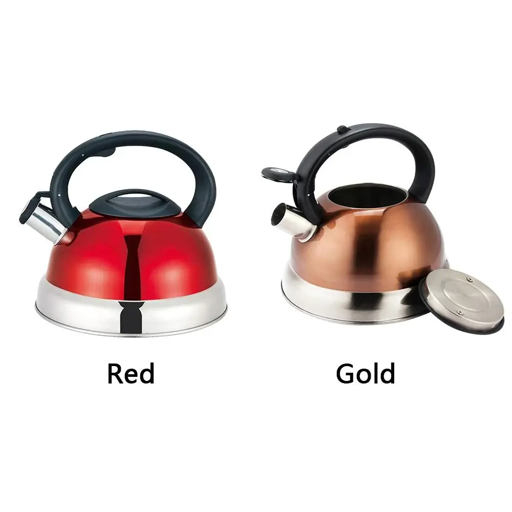 3l Stainless Steel Whistling Kettle Induction Cooker Tea Gas Stove Pot