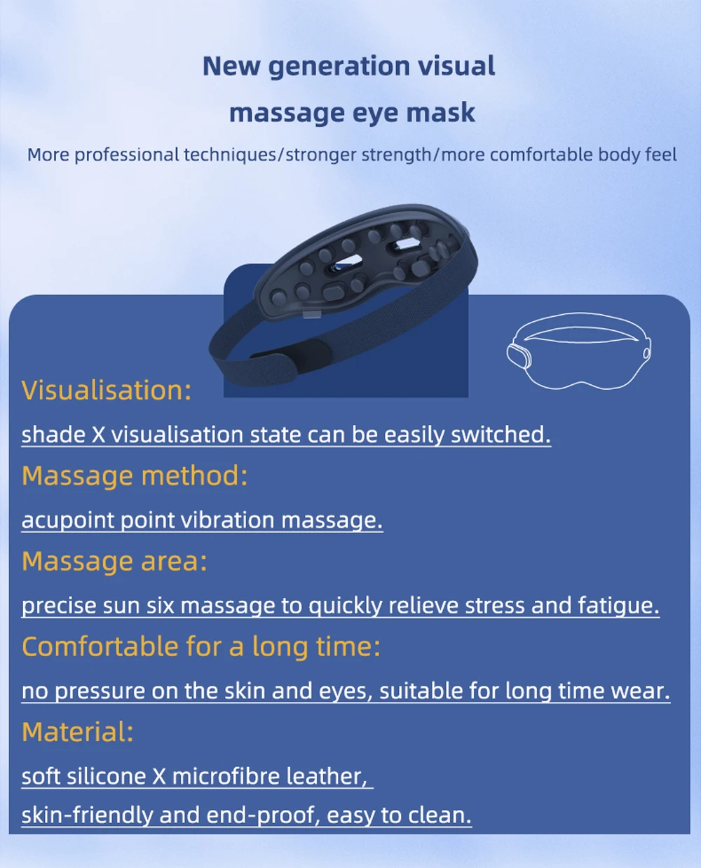 Smart Eye Massager – Rechargeable Heated Eye Massage Instrument