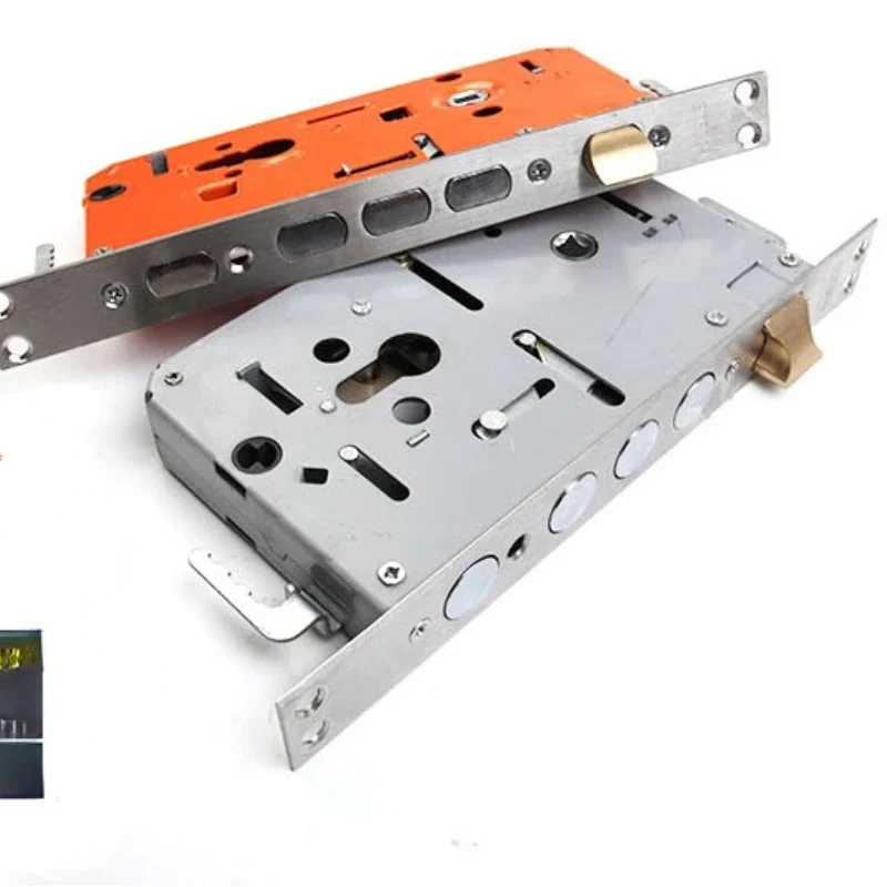 Anti Theft Door Lock Body Anti Theft Door Single Double Action Universal Square Round Head Anti Theft Cylinder Door Hardware