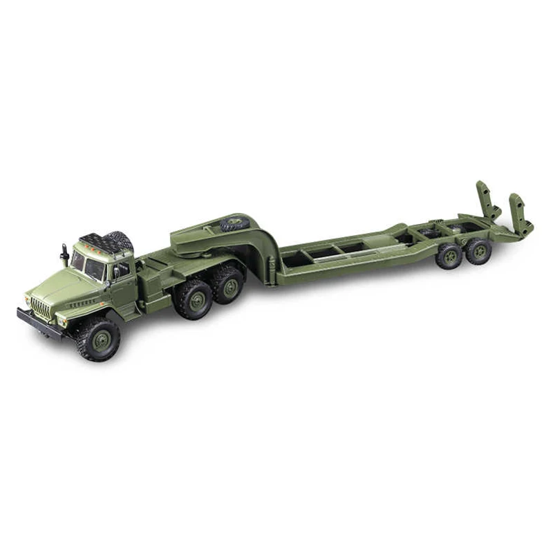 New Product 1: 16 Remote-Controlled Transport Vehicle Full Scale Military Ural Trailer Military Card 6-Wheel Drive Toy Boy Gifts 6