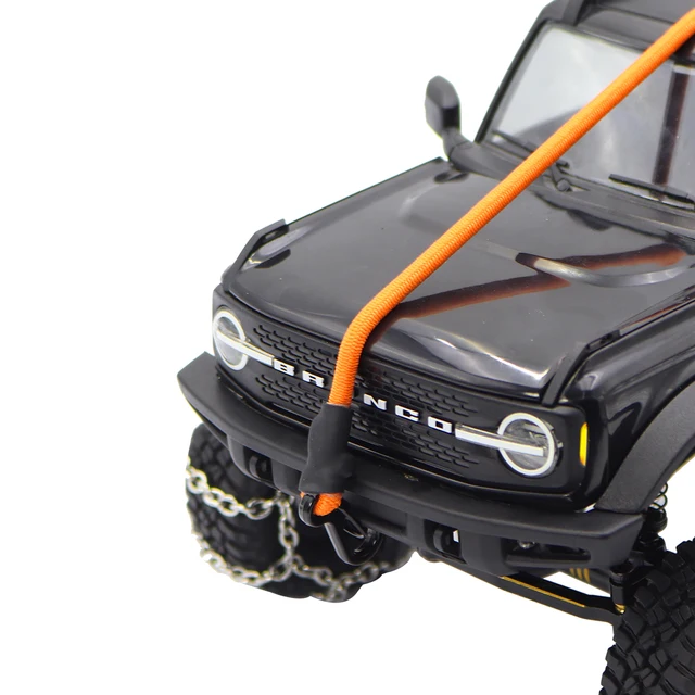 NOENNULL RC Crawler Seilwinde Gurt - Elastisches Fluchtseil Mit Haken Für 1/10 1/8 RC Autos