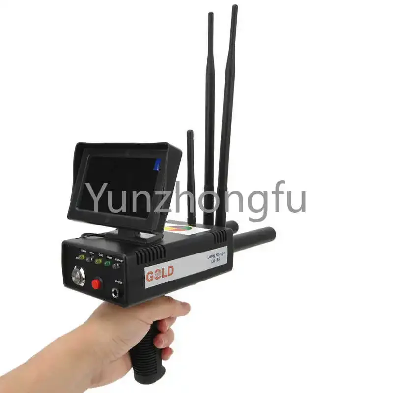 

AC100-240V Long Range Metal Detector with Screen High Accuracy Treasure Finder Gold Silver Copper Tester