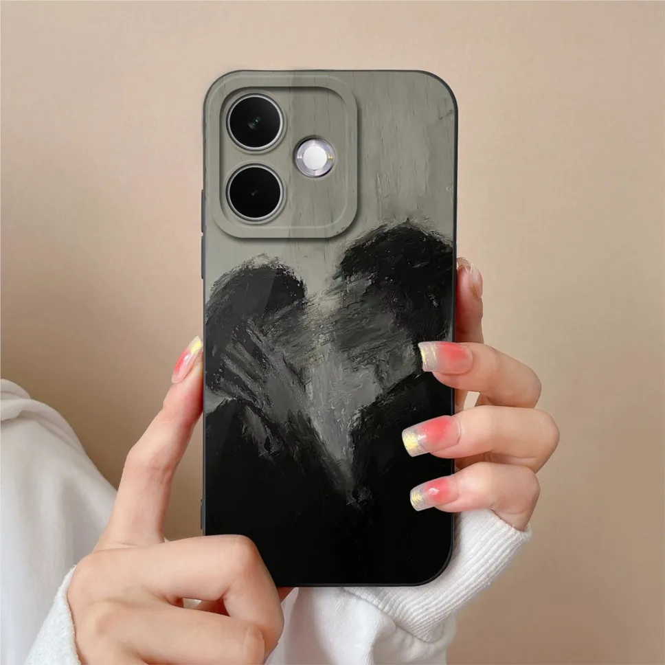 Silicone Soft Skin-Friendly Funny Cat Phone Case Cover