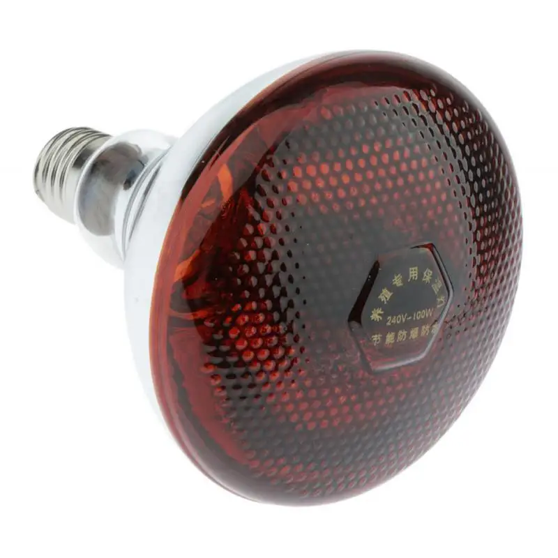 Waterproof E27 Heat Light Bulb Breeding Lamp Infrared Heater Bulbs