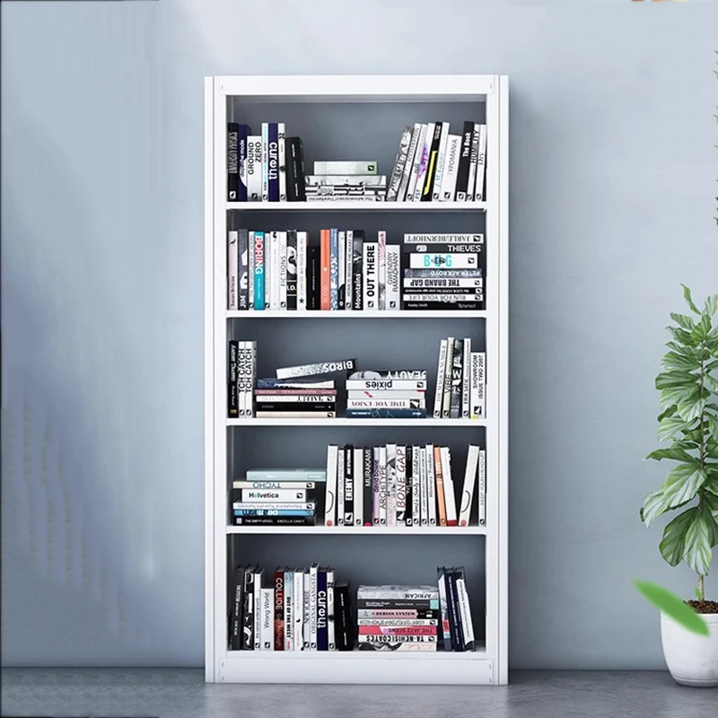 Rivista Display Libreria Archiviazione Soggiorno Metallo Bianco Scaffale Per Libri Minimalista Industriale Moderno Ponteggi Mobili Per La Casa Xy50Bc