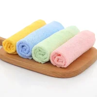 Baby Towel Face Towels Baby Bath Towel Handkerchief Burp Cloths Soft Microfiber Absorbent Washcloth Children Towels Hot 25x25cm 2