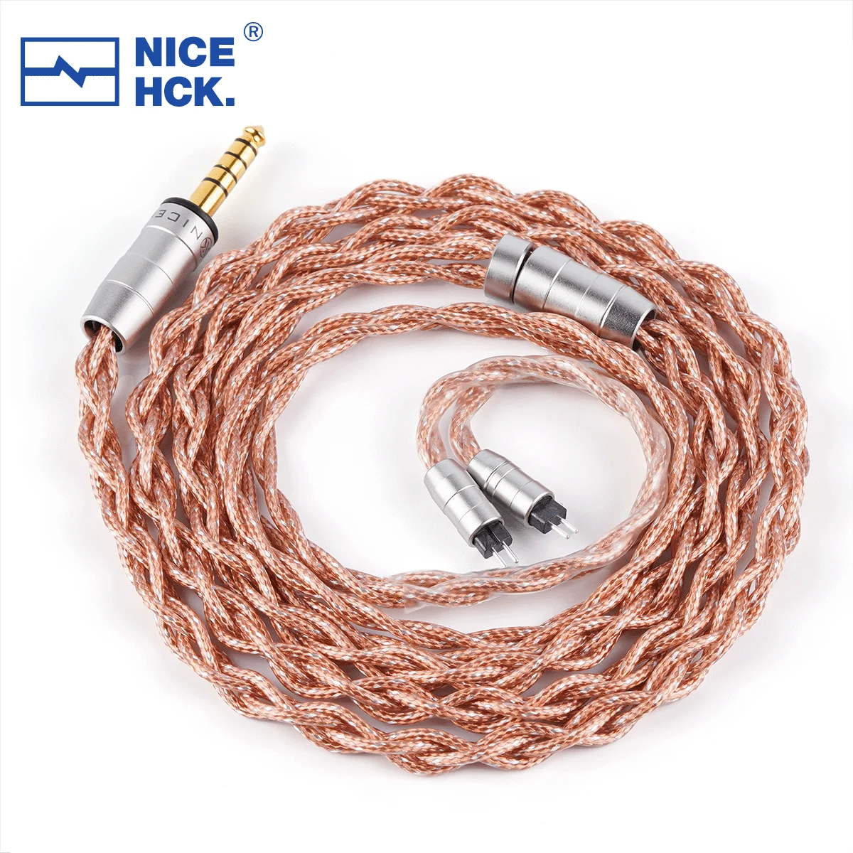 NICEHCK Engr.CuAgHYB 限定数量ケーブル銅銀混合導体 HiFi イヤホン