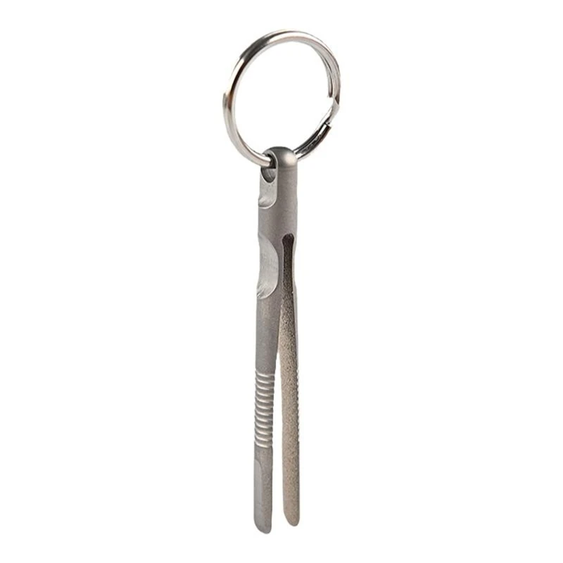 Tweezers Durable for Titanium Alloy Tweezers TC4 Survival Tool for Camping Hiking Home Outdoor Tra Q84D