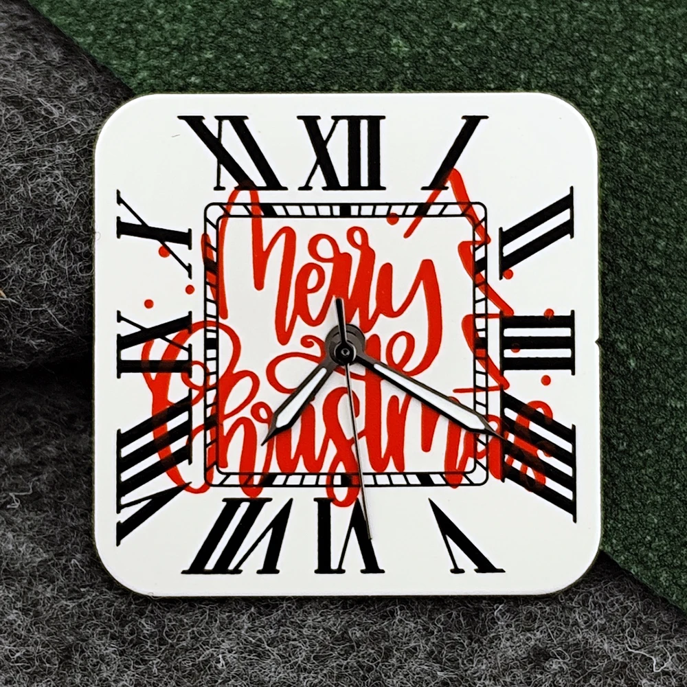 Square Dial 'Time is Money' Customized Watch Face for Premium Watch Accessories