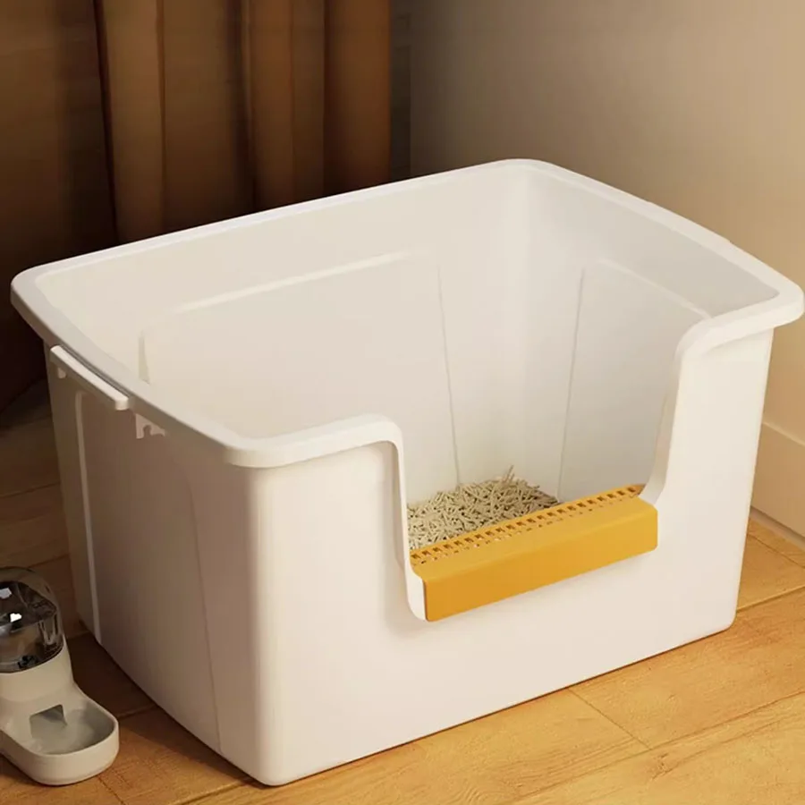 

Quick Cleaning Box Cat Litter Smell Remover Big Space Bathroom Under Table No Splash Toilet Luxury Koty Portable Decoration