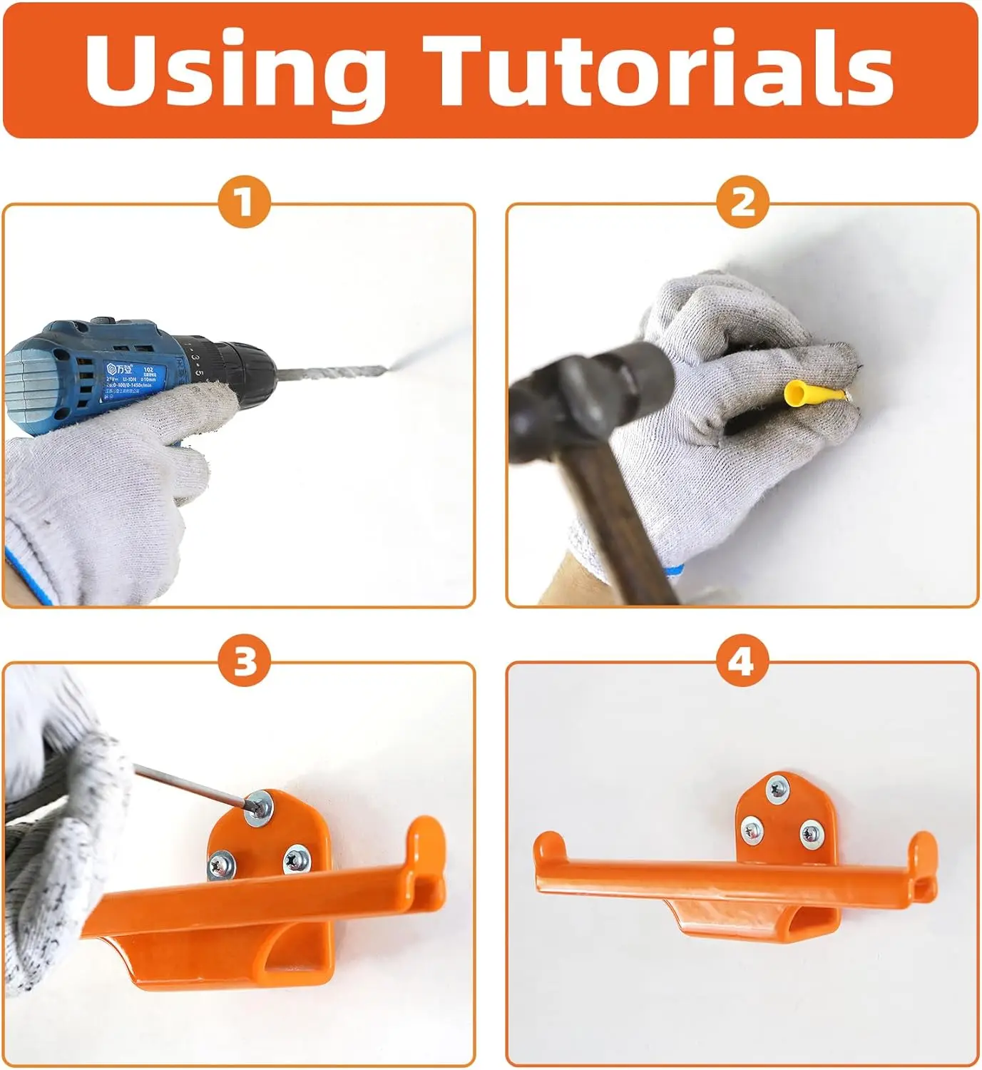 Backpack Sprayer Hanger Rack, Wall Mounted Backpack Leaf Blower Storage - View #14