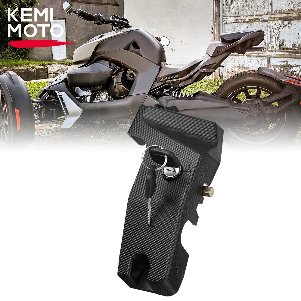 KEMIMOTO On-Road Ryker Handbrake Lever Parking Brake Lever Lock #219401021 for Can-Am Ryker, Sport, Rally Edition 2019-2023 kemimoto on road ryker handbrake lever parking brake lever lock 219401021 for can am ryker sport rally edition 2019 2023