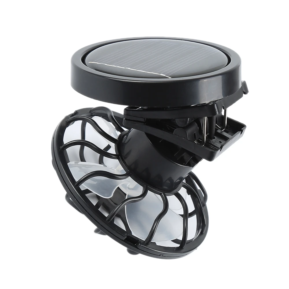 Portable Mini Solar Powered Fan Clip Mountain Climbing Cooling Fan Camps Wilderness Survival Summer Hand Held Hat Cap Fine