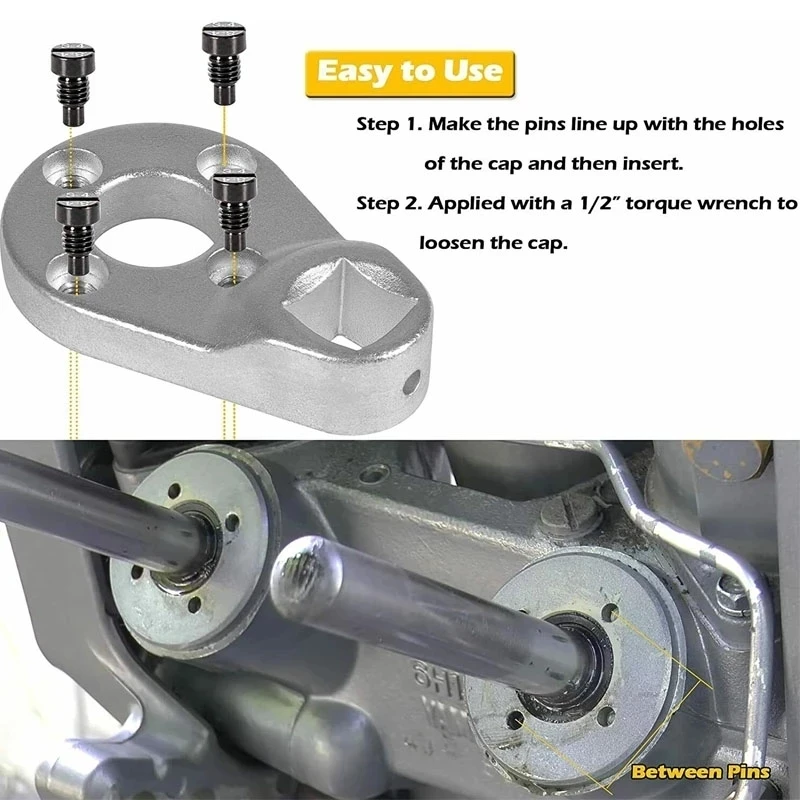 TML Outboard MT0006 Trim/Tilt Pin Wrench 32mm X 4mm Trim/Tilt Caps on Hydraulic Cylinders For Yamaha,Suzuki,Johnson,Honda Tools