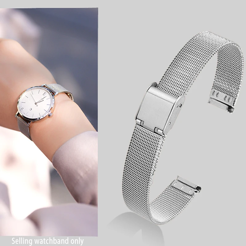 Stainless Steel Milanese Mesh Watch Strap - Thin Bracelet