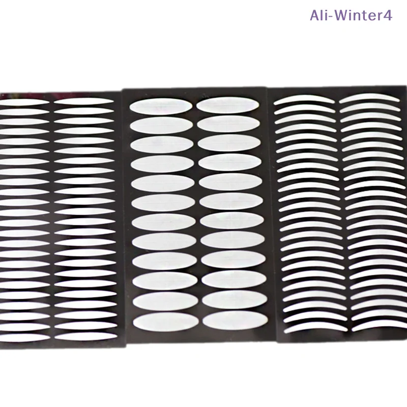 【Winter4】24/48Pcs 보이지 않는 섬유 양면 접착 눈꺼풀 스티커 투명 통기성 아이 테이프 여성 아이 메이크업 액세서리