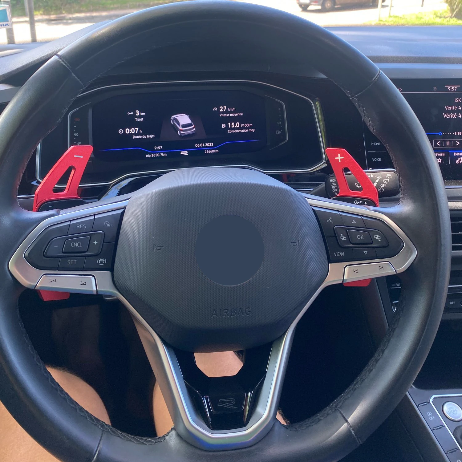 Steering Wheel Shifter Steering Wheel Paddle Extension Paddle Shift For Volkswagen Passat B8 VW Jetta Nivus Virtus T-Cross MK8 R GTI Golf G7 MK7 TSI TDI DSG Shifter