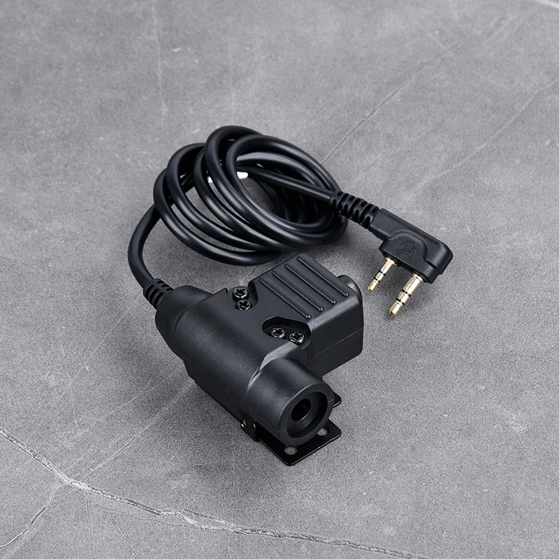 WADSN Military Tactical True Bone Conduction Earphones MH180-V Hunting game headphones For Interface 7.0PLUG PTT