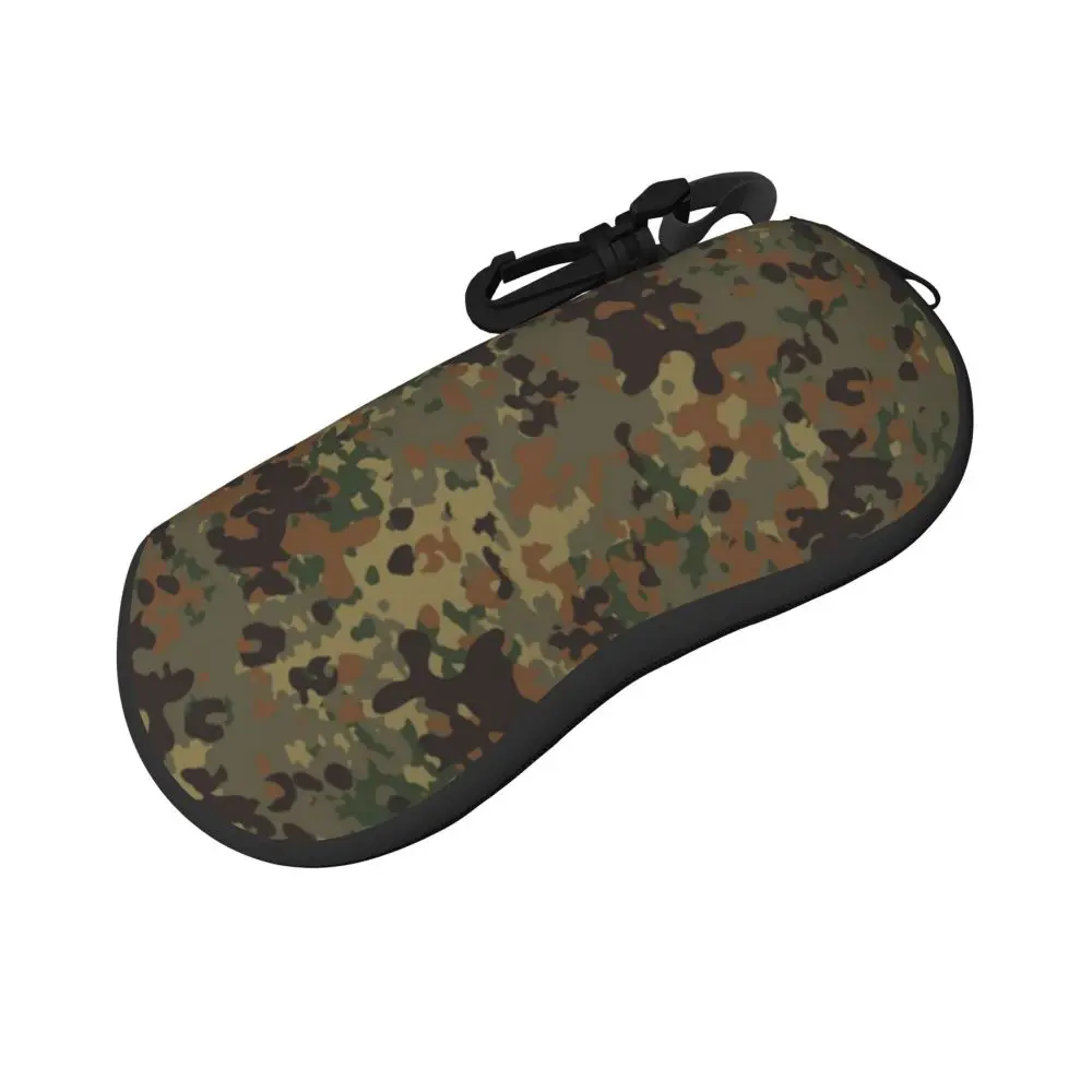 Benutzerdefinierte Flecktarn Camo Sonnenbrille Soft Case Neopren Reißverschluss Camouflage Shell Brillenetui Schutzbox für Brillen – Detail 2