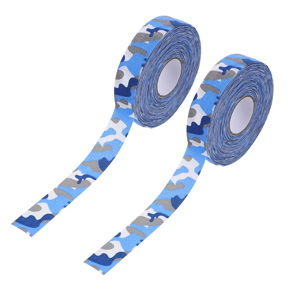 

2 Rolls Hockey Tape Wear-resistant Sports Racket Wrapper Protection Adhesive Portable