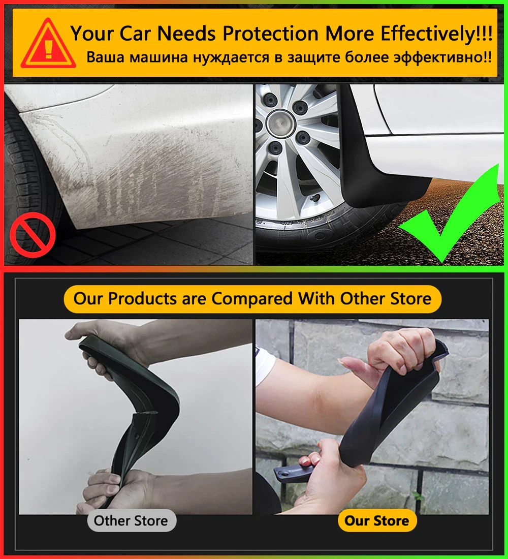 Car Mudguards For Great Wall Ora Good Cat Funky Cat Haomao 2020~2023 ES11 Car Mud Guard Flaps Splash Flap Fender Accessories