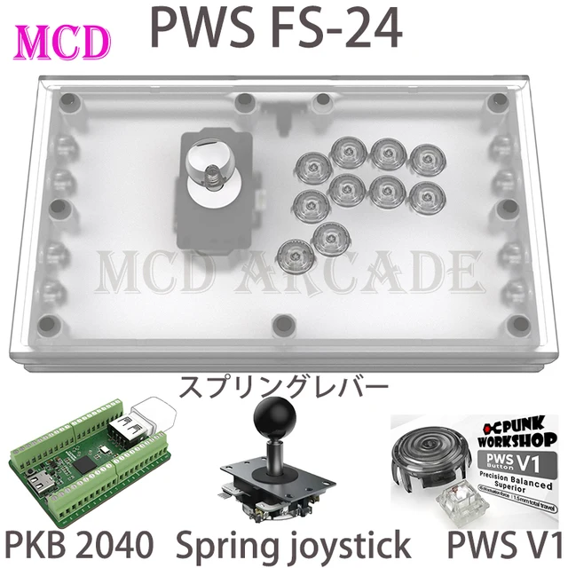 punkworkshop PWS FS-24　PKB Punk Workshop Fight Stick PWS FS-24 Arcade Fighting Stick with