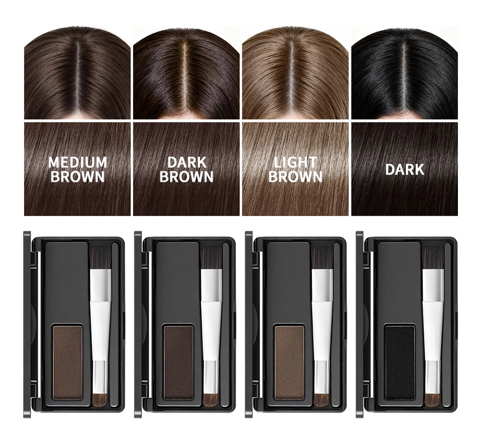 Waterproof Temporary Hair Color Powder Palette