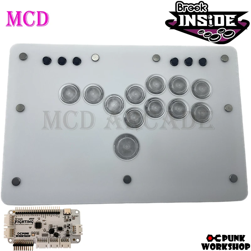PUNKWORKSHOP MINI HITBOX BROOK ホワイト Brook PS5対応】MINI BOX