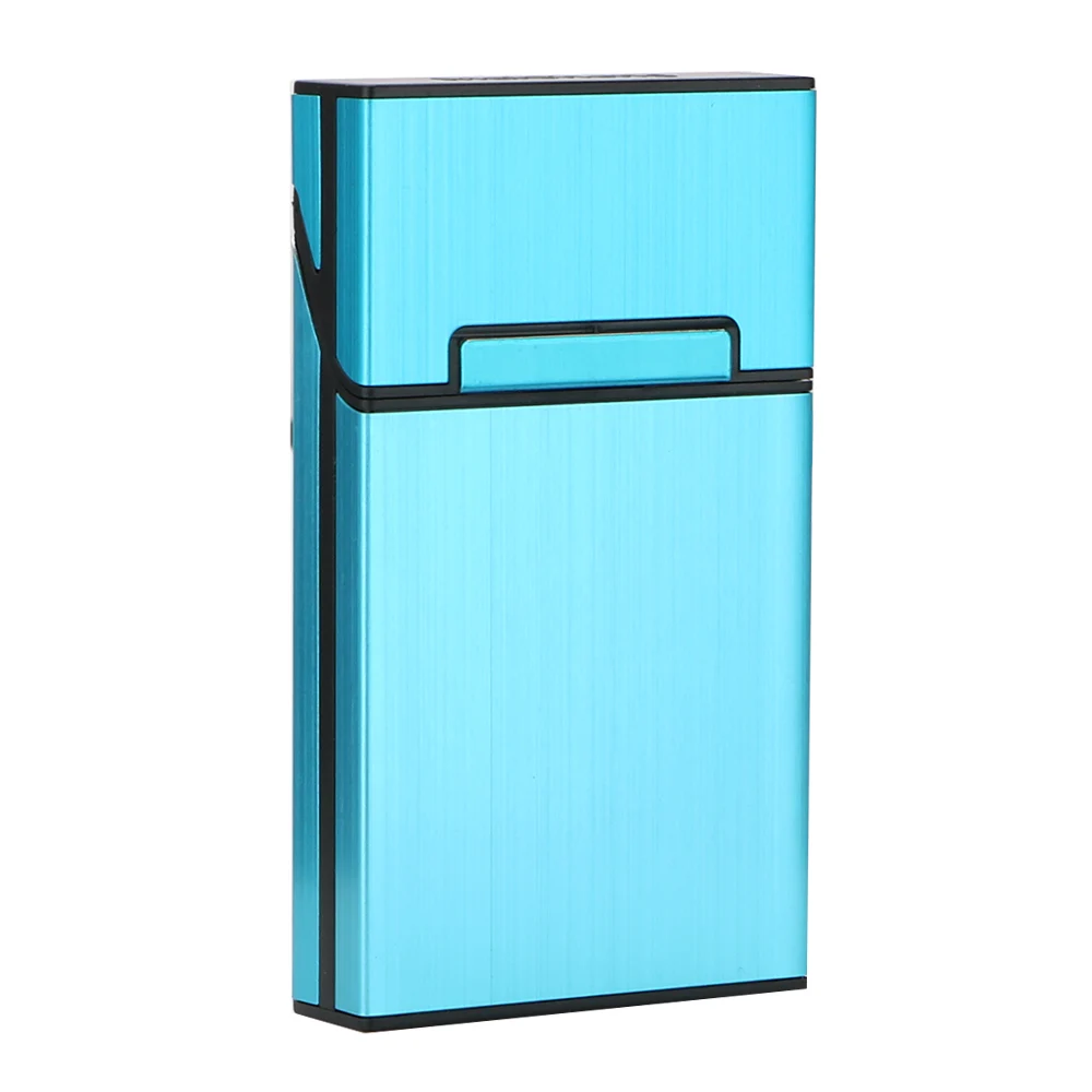 Elegant Aluminum Tobacco Storage Case - Stylish Pocket Container & Gift Box