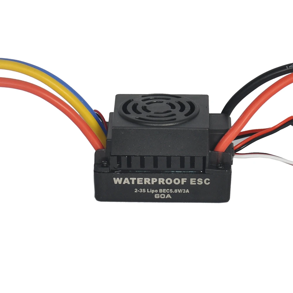 ESC Brushless 60A/80A/120A pour RC Voiture Bateau, avec Carte Programmation