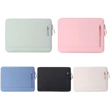 

New Solid Color Retro Style Busines Laptop Bag For MacBook Air Pro 13 15 13.3 14 15.6 Inch Notebook Simple Fashion Computer