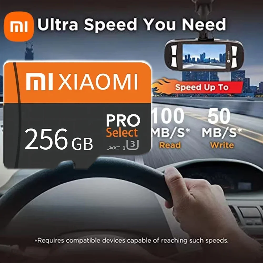 Xiaomi Micro TF Card 2TB 1TB High Speed SD Memory Card 128GB 256GB  Memoria SD U3 TF Flash Card For Xiaomi Phone Camera Table PC 2