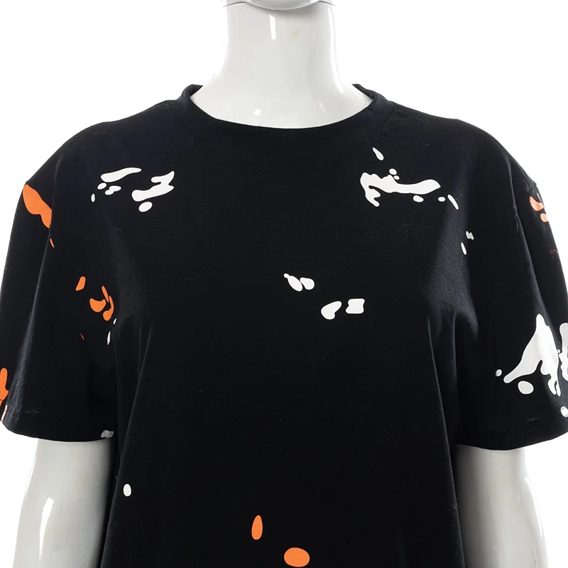 Vestido de Manga Vestidos das Senhoras Wishyear Sexy Impressão Preto Mini Curta t Camisa Topos Harajuku Streetwear Outfits Feminino Club Wear 2022 4 Computers & Electronics