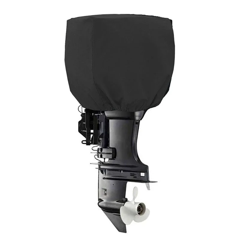 A69P-420D 실버 코팅 선외기 모터 보호 커버, 방수 및 방진 모터 엔진 하프 커버, XL: 50-115HP 사용하기 쉬움