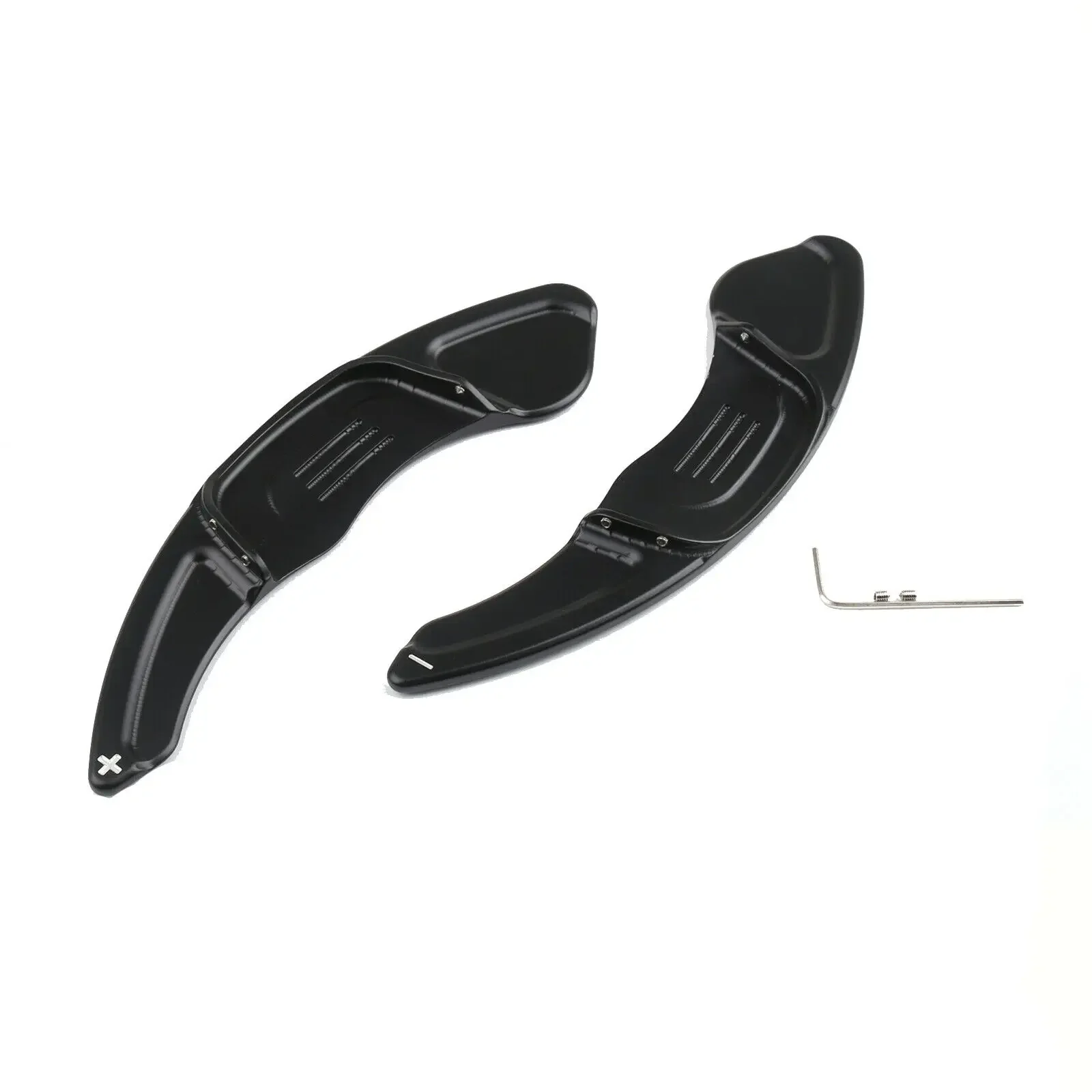 

Top Quality 2Pcs Black Wheel Aluminum Shift Paddles fit For VW GOLF 7 2015- GTI R MK7 Scirocco Car Steering Wheel Shift Paddles
