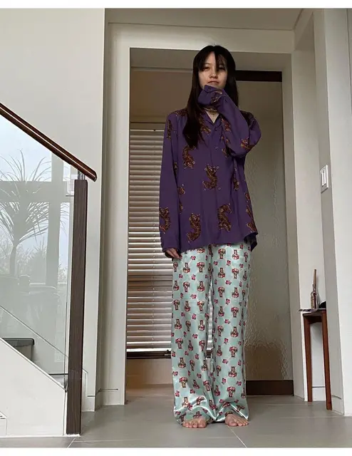 Wide Leg PJ Pyjama Pants 3