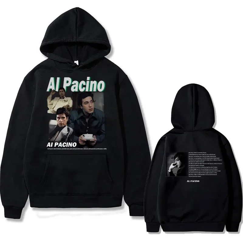 

Movie Scarface Al Pacino Graphics Print Hoodie Men Women Classic Vintage Hoodies Pullover Men's Gothic Rock Oversized Sweatshirt