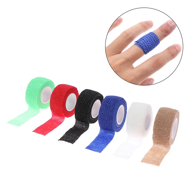 

4.5M Sport Self Adhesive Elastic Bandage Wrap Tape Writing Finger Protect