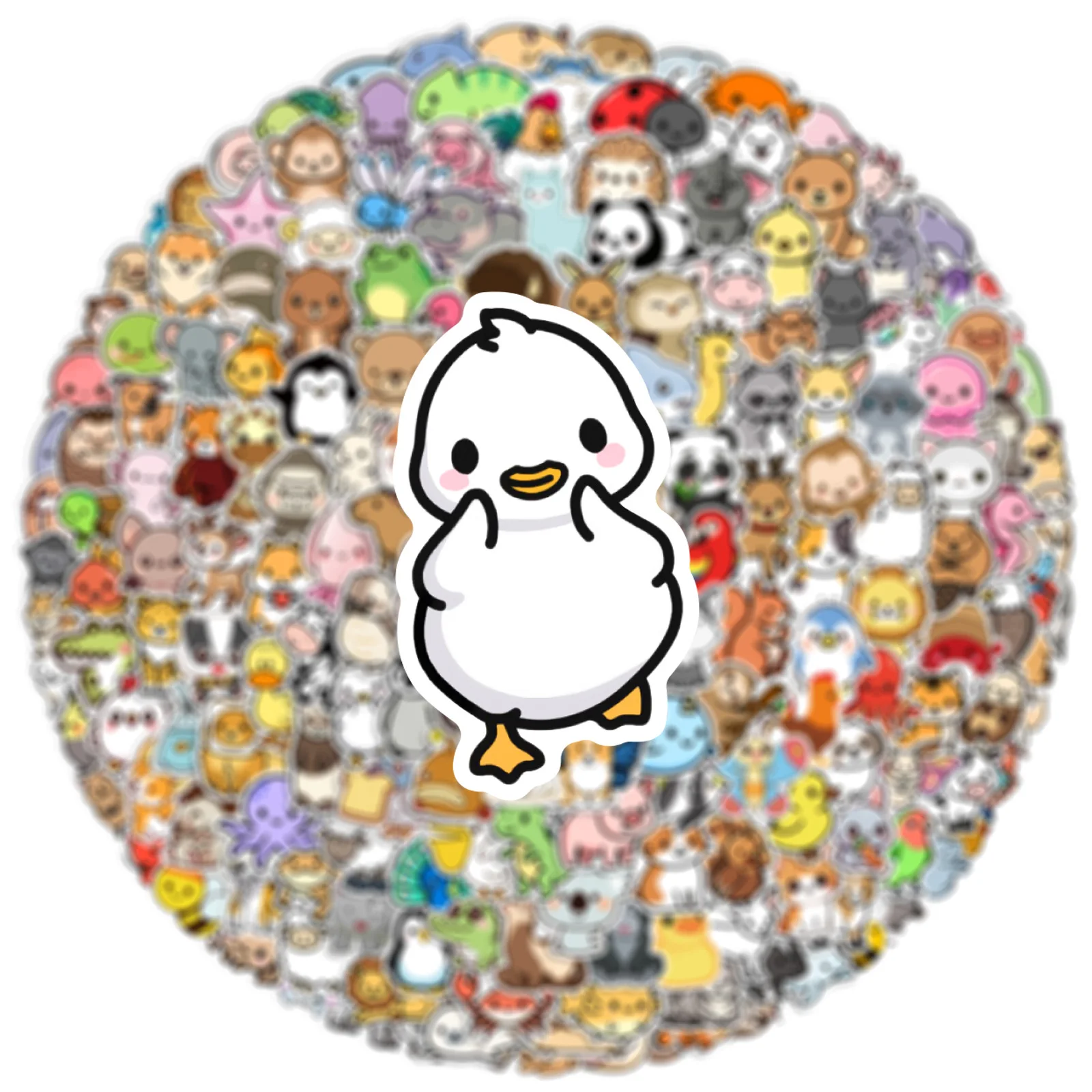 100/200PCS Nette Tiere Mixed Cartoon Graffiti Aufkleber DIY Telefon Gitarre Laptop Notebook Koffer Tasse Wasserdichte Aufkleber Kind spielzeug – Detail 8
