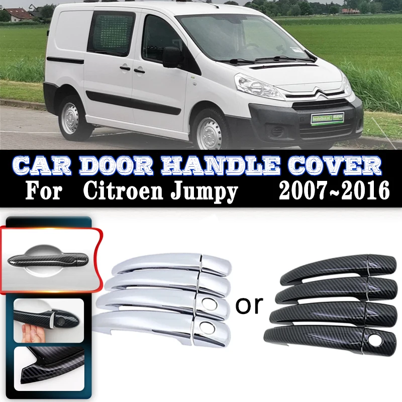 

Автомобильная имитация углеродного волокна для Citroen Jumpy Dispatch Fiat Scudo 2007 ~ 2016, аксессуары для отделки автомобиля