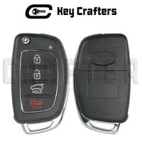 กุญแจรีโมทรถยนต์แบบพับได้ รุ่น Key Crafter SY5AERGE04 95430-R1100 433.92 FSK 4A ชิป PCF7939MA สำหรับรถยนต์ฮุนได HB20 ปี 2019-2022 ใบมีด HYN14R 2