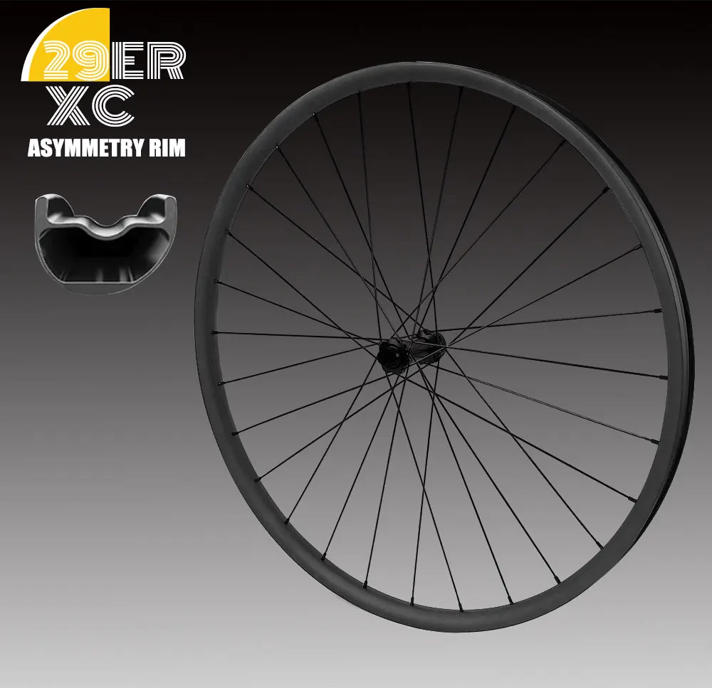 29er XC Carbon Mountain Bike Wheelset Tubeless Boost 148