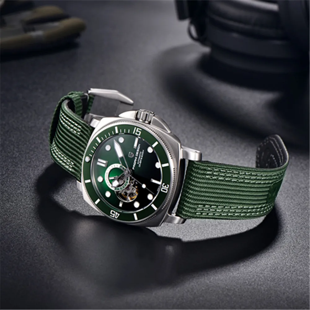 

2024 PAGANI DESIGN Top Luxury Men's Mechanical Watch Simple Sapphire 200M Waterproof Automatic Chronograph Relogio Masculino