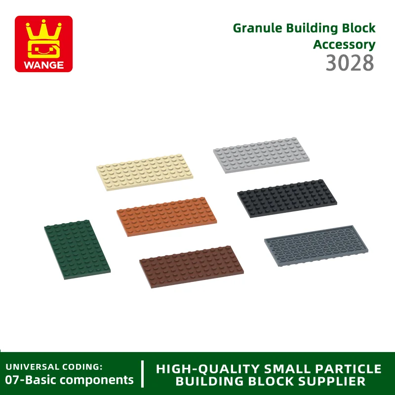 1pcs 3028 Plate6 x12 Building Blocks Moc Color Accessories Compatible with Brick DIY Spare Parts Toy Gift