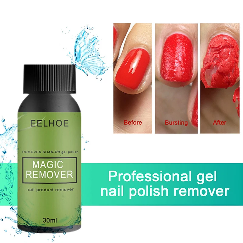 3 Minute Remove Nail Polish Magic Burst Gel Polish Remover Soak Off
