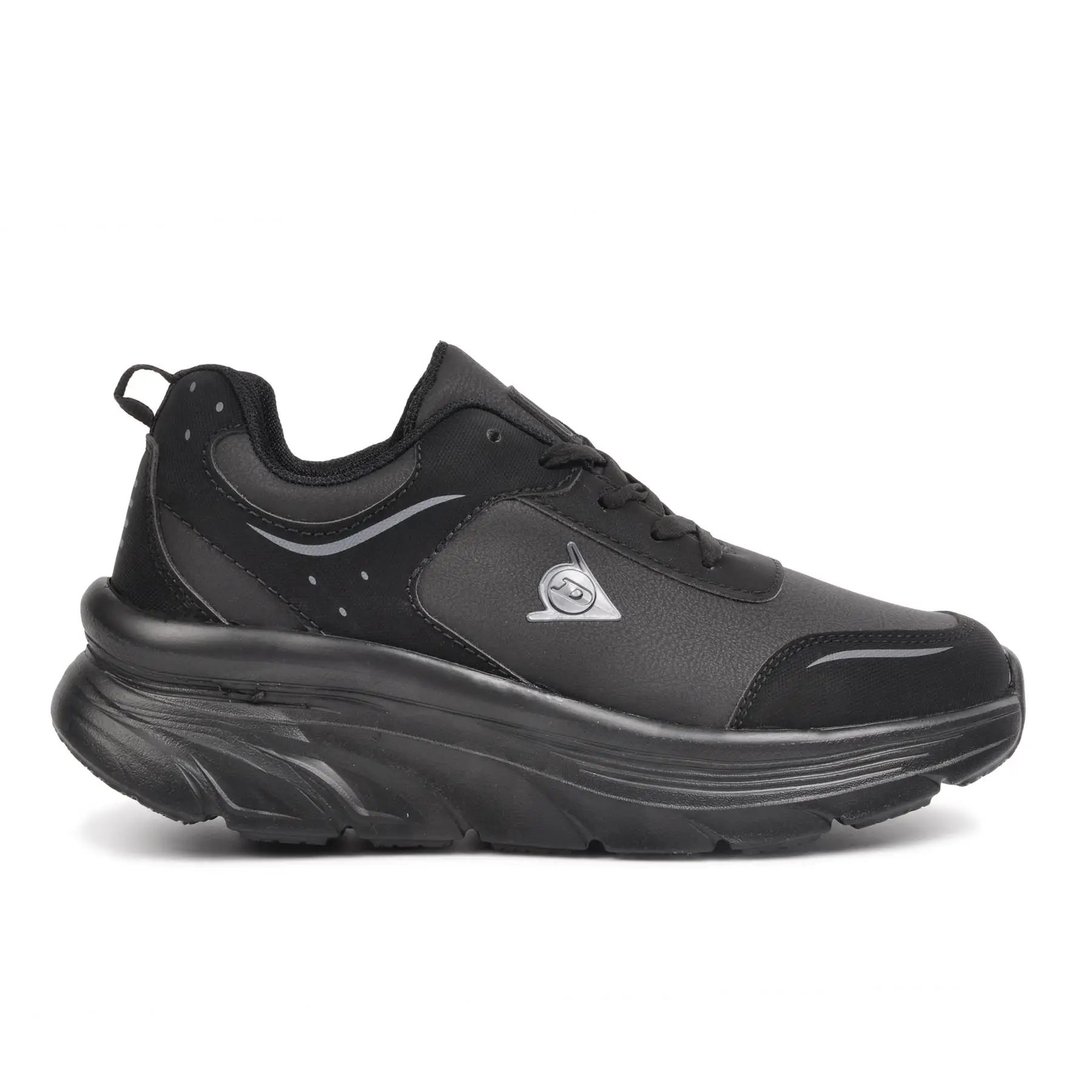 Dunlop-zapatillas De Suela Gruesa Para Mujer, Dnp-1502, Negras
