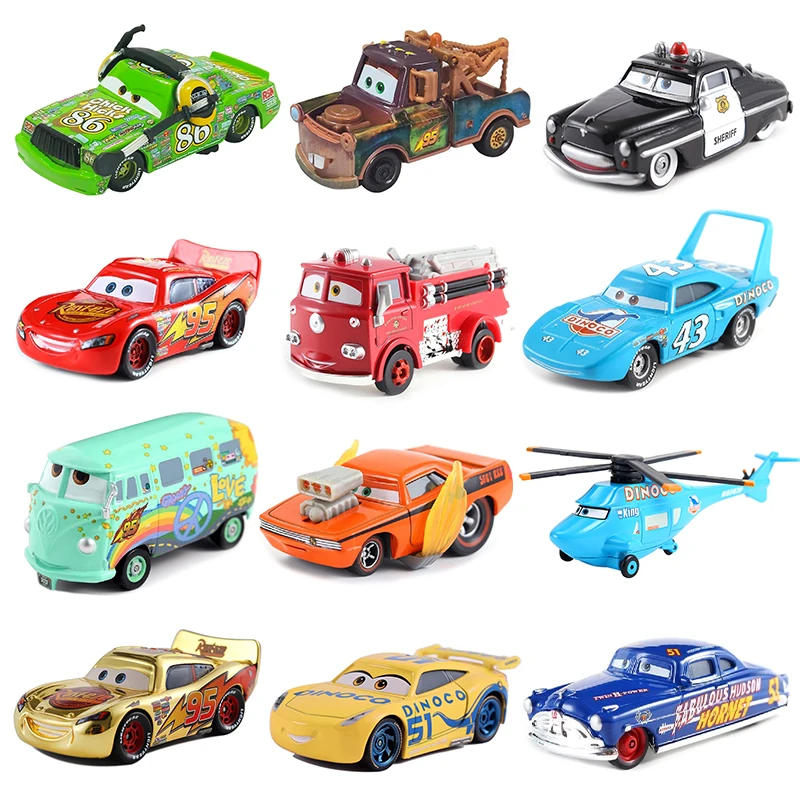 じいちゃん（土日発送不可能） カーズ3キャラクタアソートvol.2 21台 Disney Pixar Cars 3 Return Car Model Lightning McQueen Toys